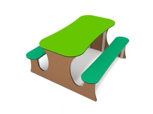Mysigt picknickbord i barnstorlek för förskolan eller lekplatsen