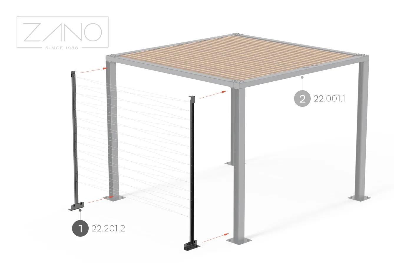 pergola elements for climbing plants