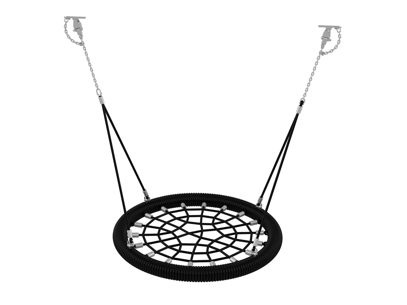 Fågelbogungsits 120 cm svart